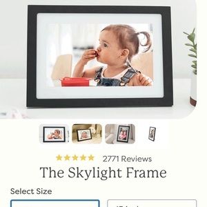 Skylight digital photo frame